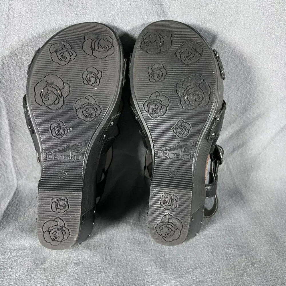 Dansko Frida Wedge Sandal Size 38 7.5-8 - Picture 5 of 6